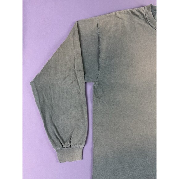 Rare Vintage Y2K Olive Forest Green Faded Longsleeve Shirt XL Streetwear Hype - Picture 4 of 15